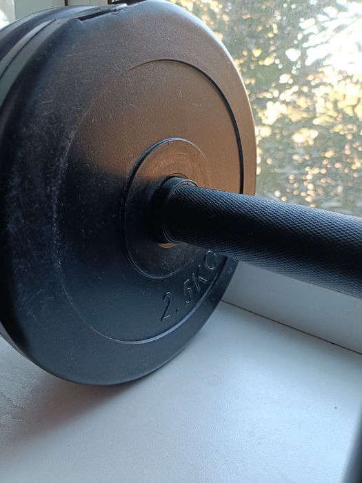 Гантелі набірні з дисками комплект 2 шт по 16 кг