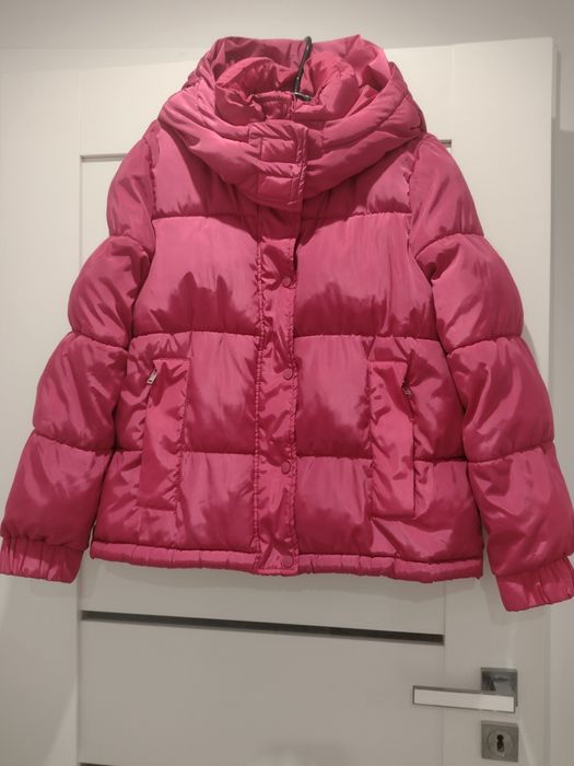 Mohito kurtka zimowa różowa pikowana rozmiar M 38