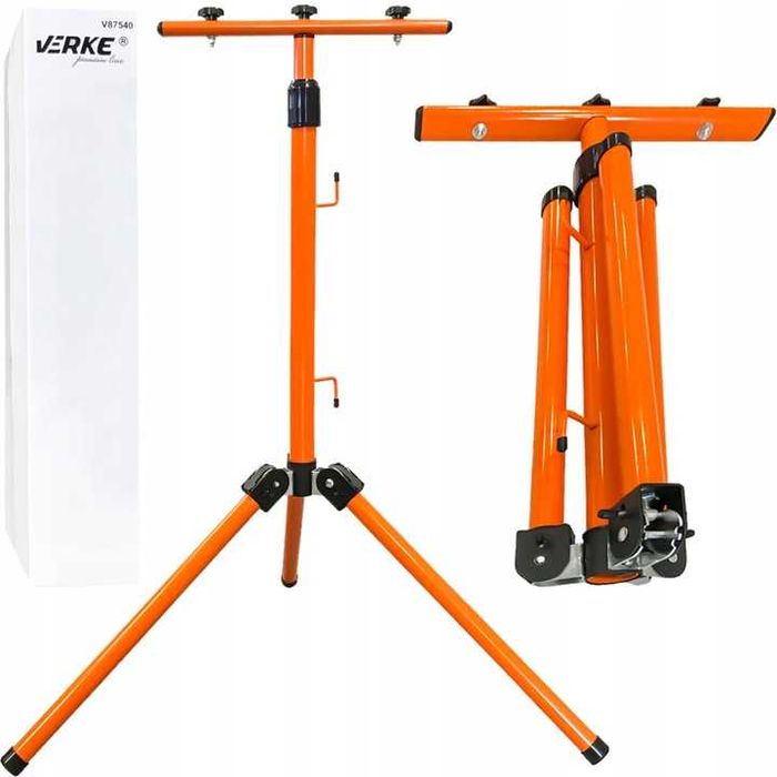 Statyw Stojak na Lampę Halogenową 1,25 m VERKE – Regulowany, Stabilny