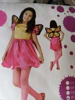 Roupa de carnaval borboleta 10/12 mas veste pouco 7/8