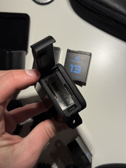 Gopro Hero 13 Black 5.3K Akcesoria Baterie Pokrowiec Wifi