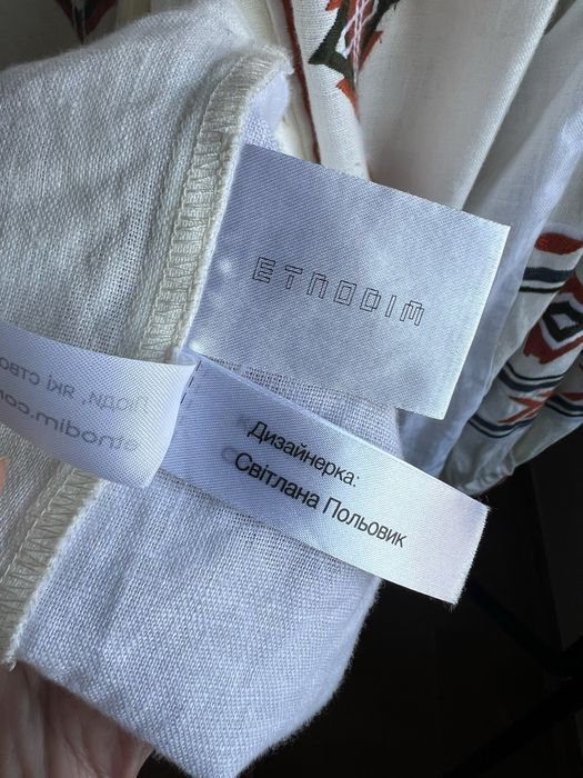 Вишита сорочка Etnodim  жіноча, вишиванка L (XL)