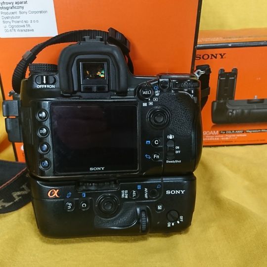 aparat fotograficzny Sony alpha 900 body z gripem, pełnoklatkowy