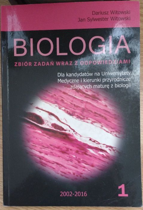 Biologia, Witowski. Zbiór zadań wraz z odpowiedziami.