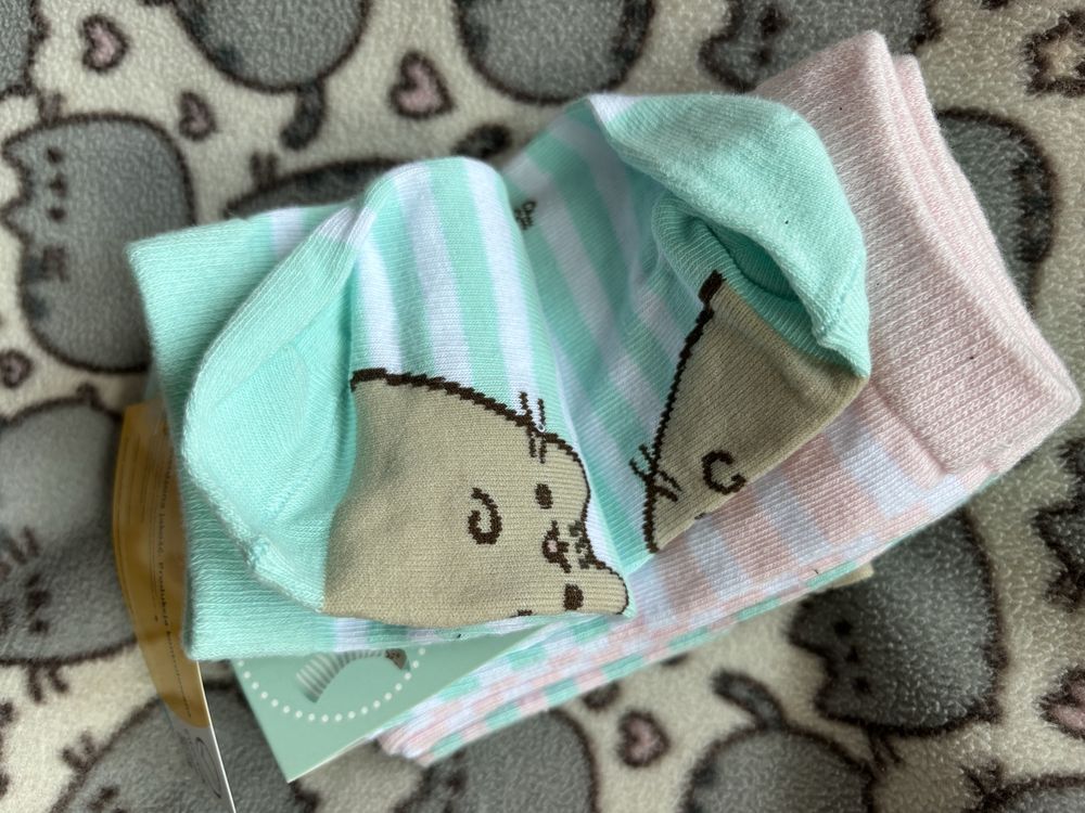 Skarpetki kotek pusheen nowe zestaw 3 pary 39-41
