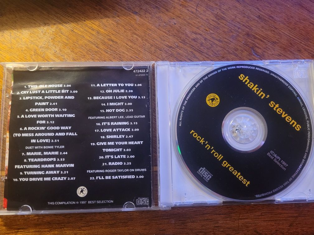 CD Shakin' Stevens Rock-N-Roll Greatest 1997 Selection Best of Best