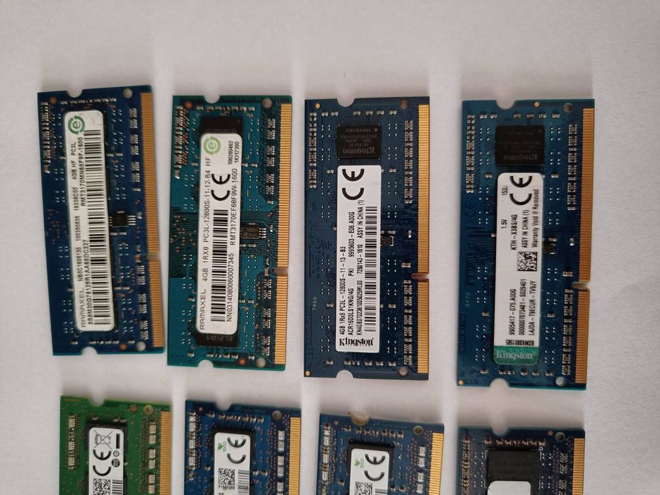ОЗУ оперативна пам'ять ноутбук DDR3 DDR3L 2 Gb, 4 gb, 8 gb