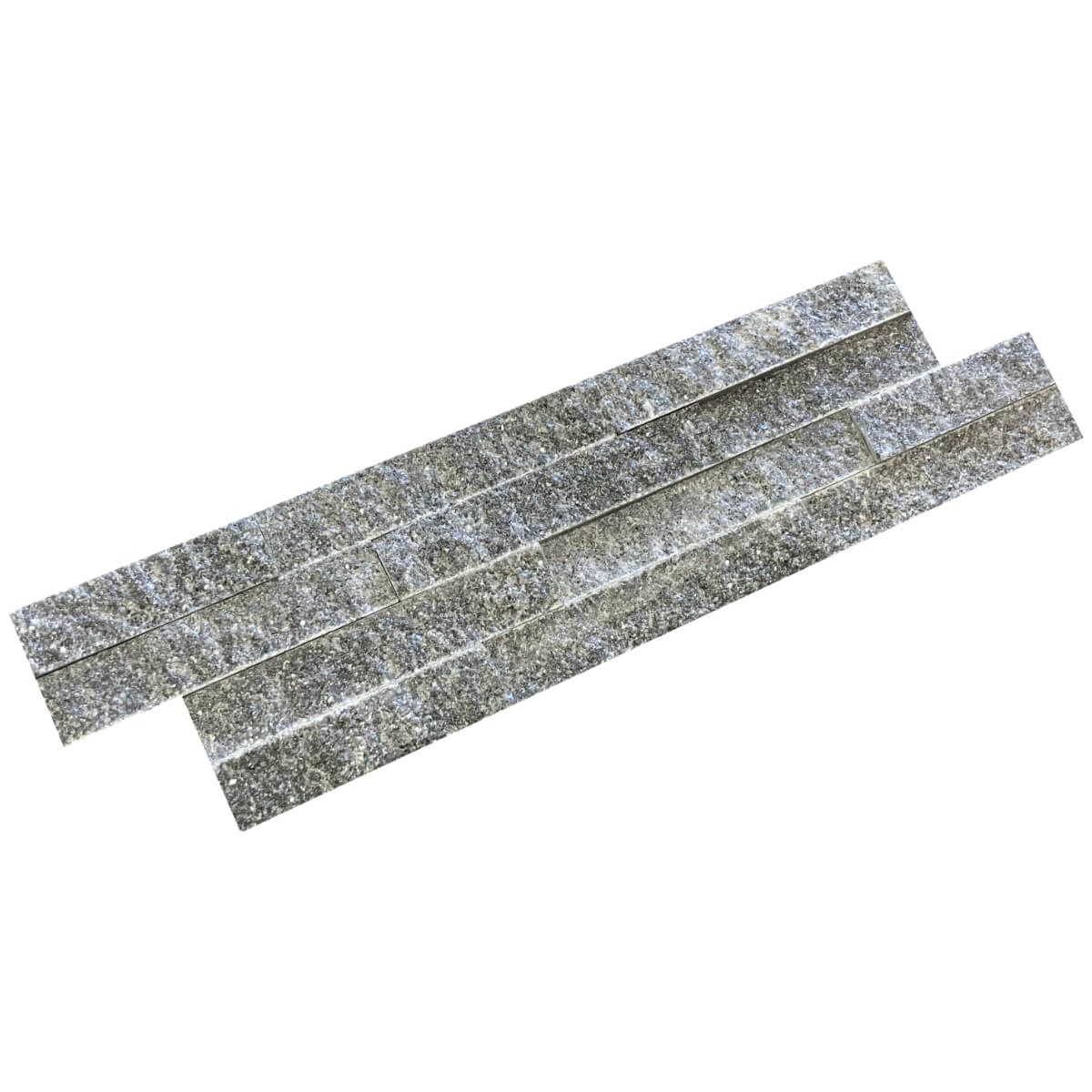 Panel ścienny Marmur Crystal Black 10x36 Kamień Elewacyjny Ścienny