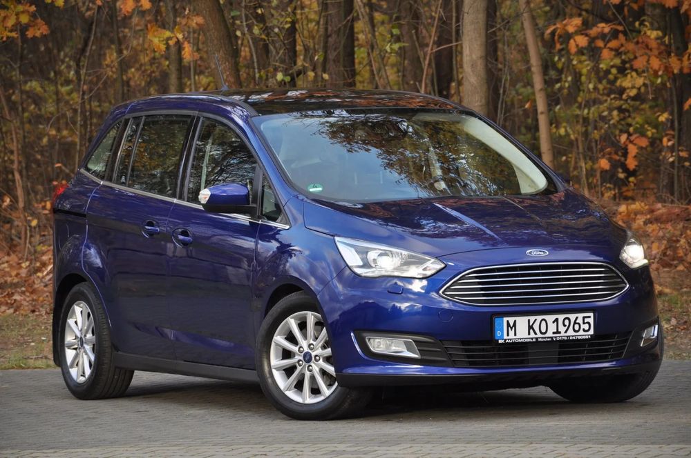 Ford Grand C-MAX GWARANCJA Panorama 7 osób Navi Kamera Mały Przebieg 100% Bezwypadkowy