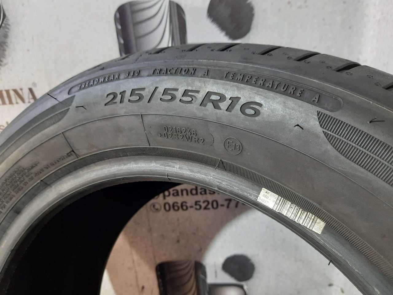 Шини 215/55 R16 DUNLOP SportBluResponse б/в літо склад