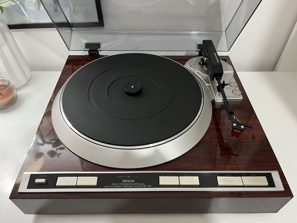 Gramofon Denon DP 37F, serwis, wkładka Denon DL 110 z nową igłą