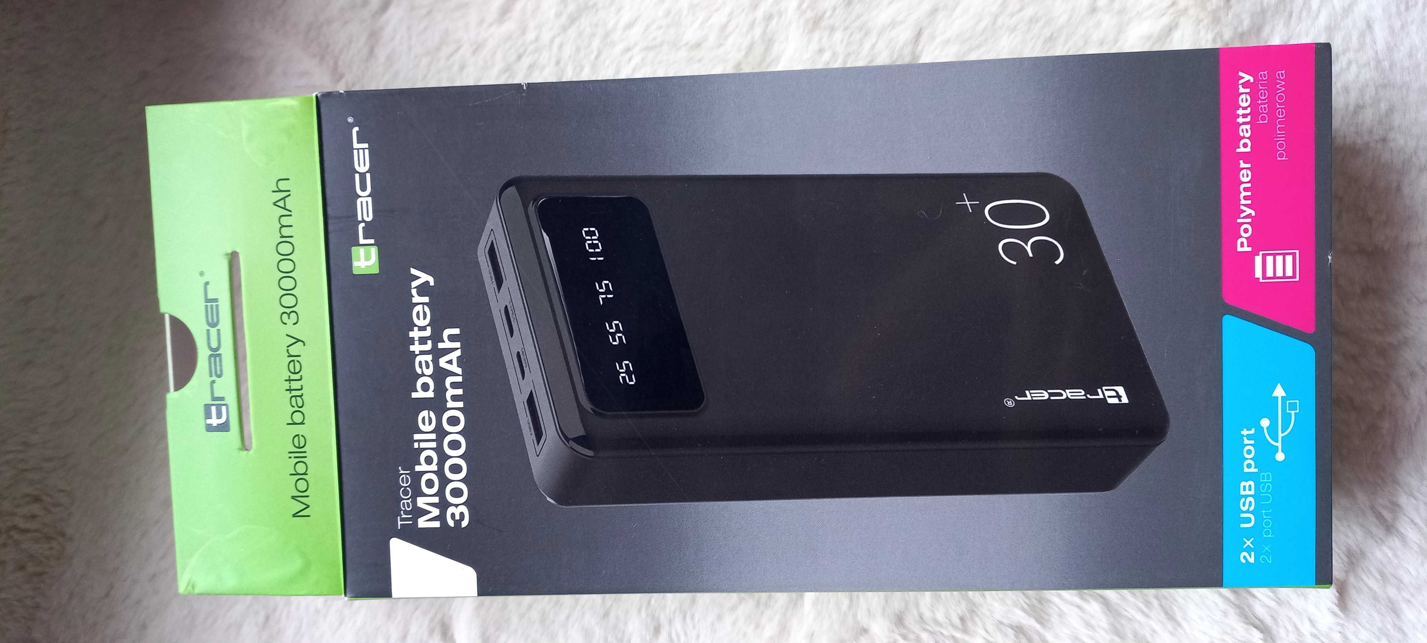 Новий павербанк, 30000 MAH, Powerbank Tracer