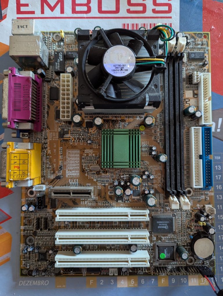 Bundle Motherboard e Pentium 3 800 EB