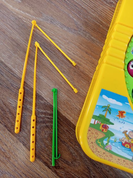 Duża gra rybki to łowienia+wędki+baterie