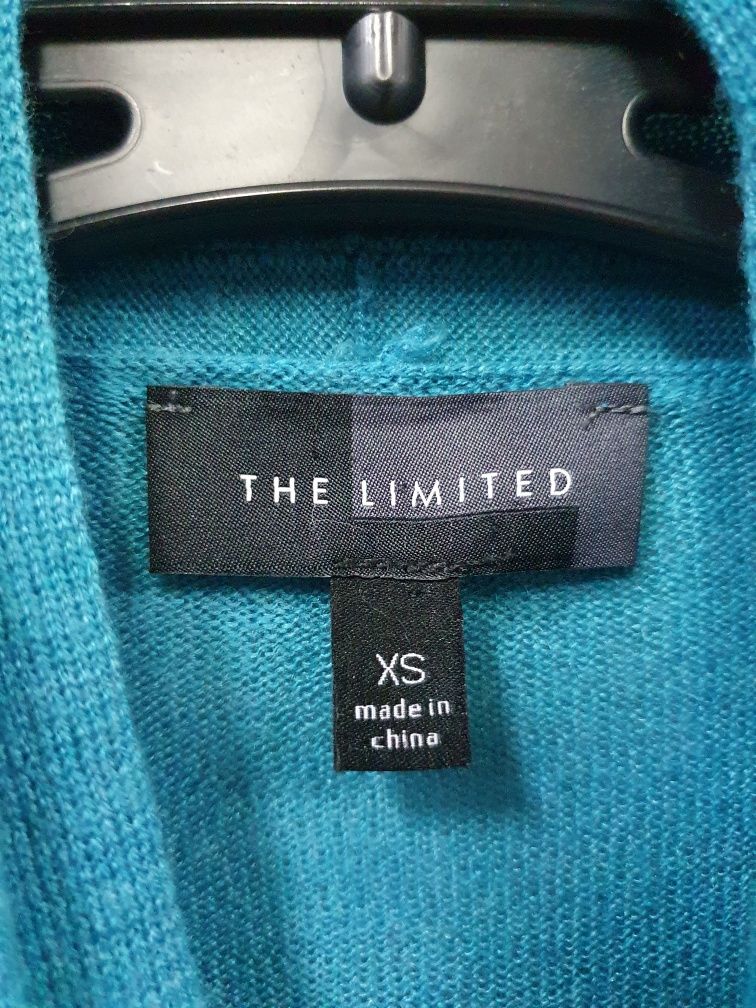 The Limited XS/S sweter zakładany  wełna  wiskoza