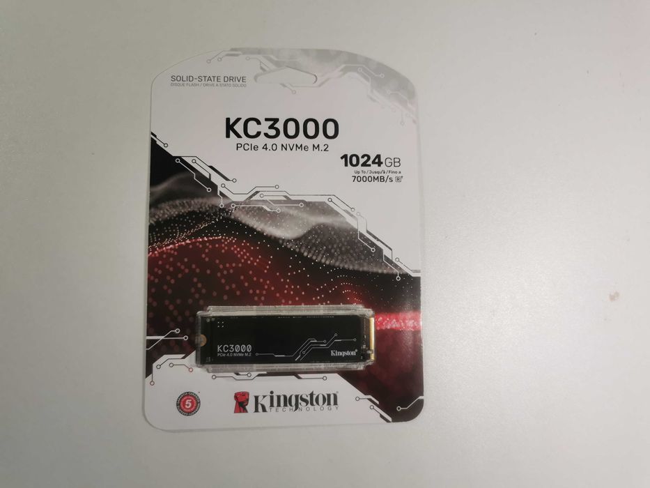 Накопичувач  Kingston KC3000 1TB M.2 2280 NVMe PCIe Gen 4.0 x4 Новий