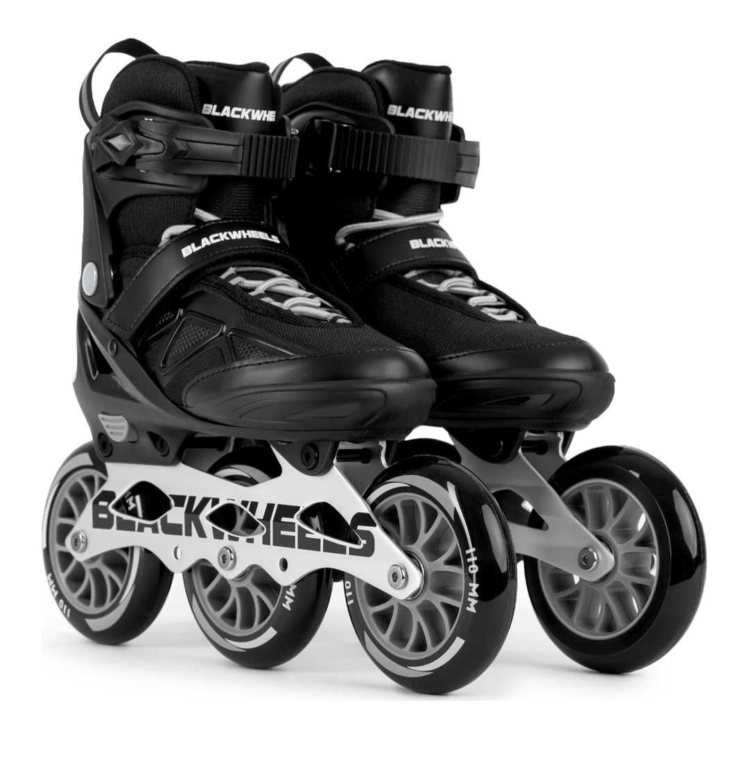 Rolki Blackwheels Dynamic szybkościowe regulowane czarne 37-40