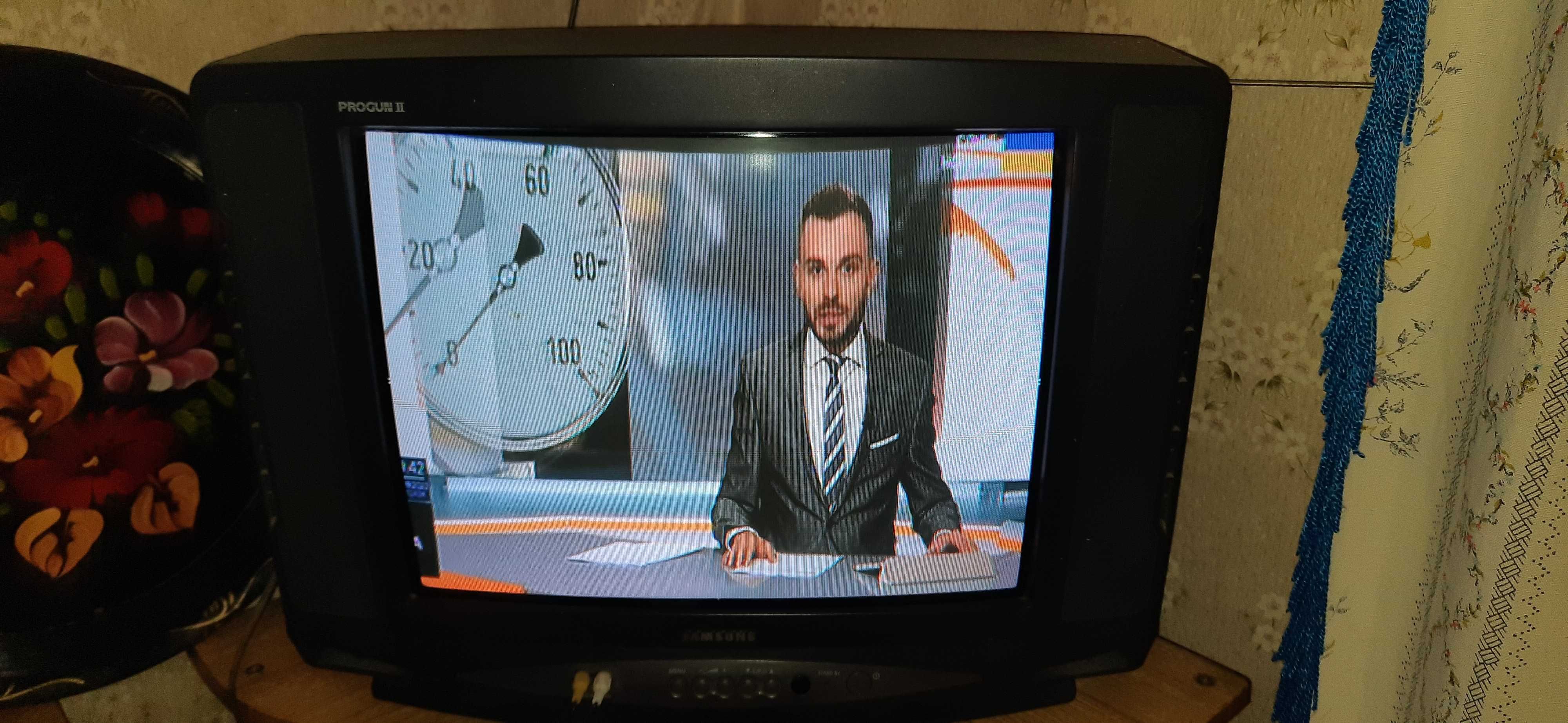 Телевизор+Т2 Samsung 21" 56см ТВ работает TV T2