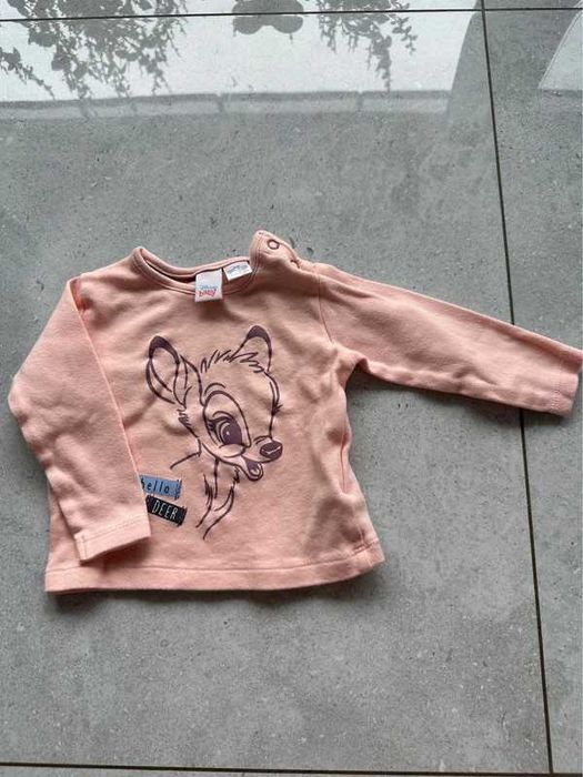 Bluza Bambi długi rękaw rozmiar 62/68 disney baby