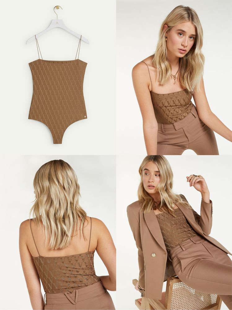 Оригінальне боді JOSH V JV-5000-1106 TANIYA Camel EUR L з монограмою