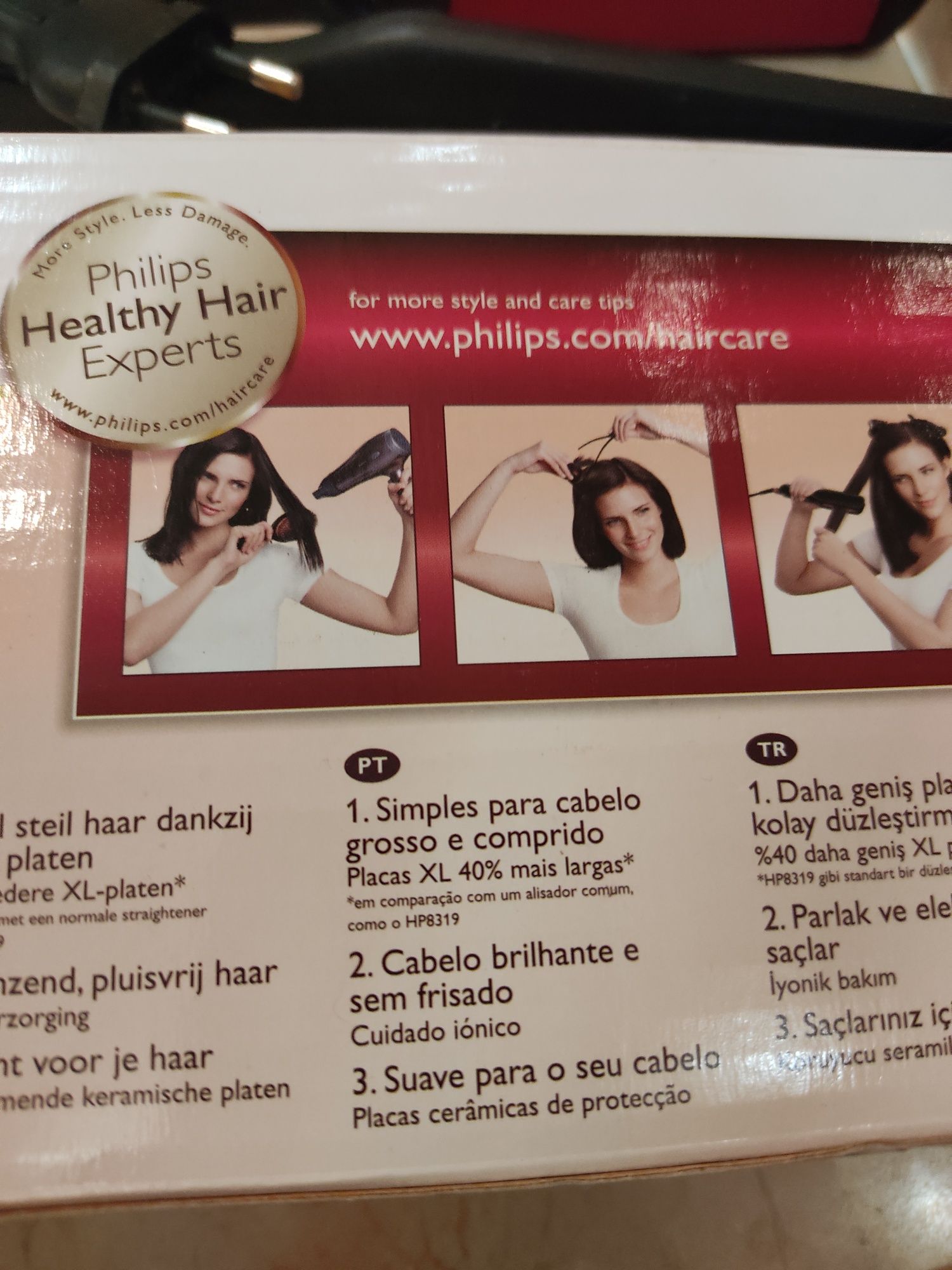 Vendo prancha para alisar o cabelo