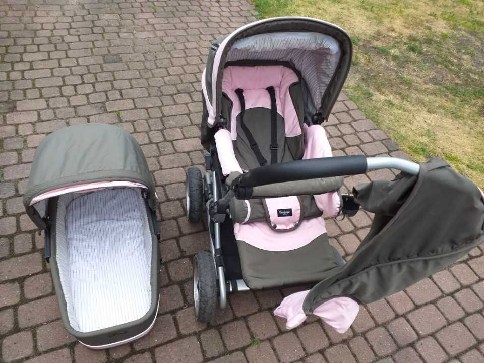 Wózek spacerowy Emmaljunga 2w1 + pokrowiec
