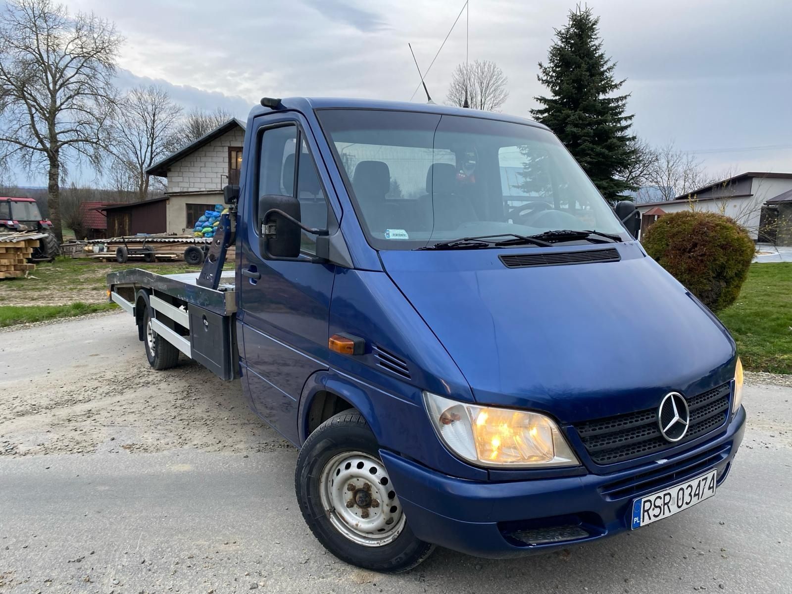 Mercedes Sprinter 2.7 CDI Klima aluminiowy najazd szybki most zadbany