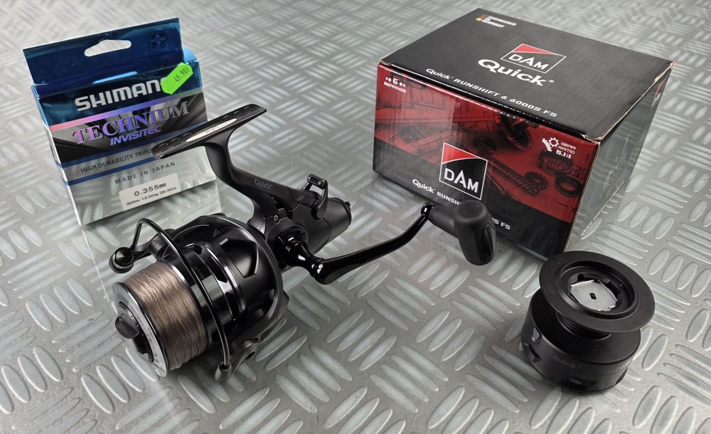 Kołowrotek gruntowy feeder karp sum DAM Quick RunShift 6 6000S FS