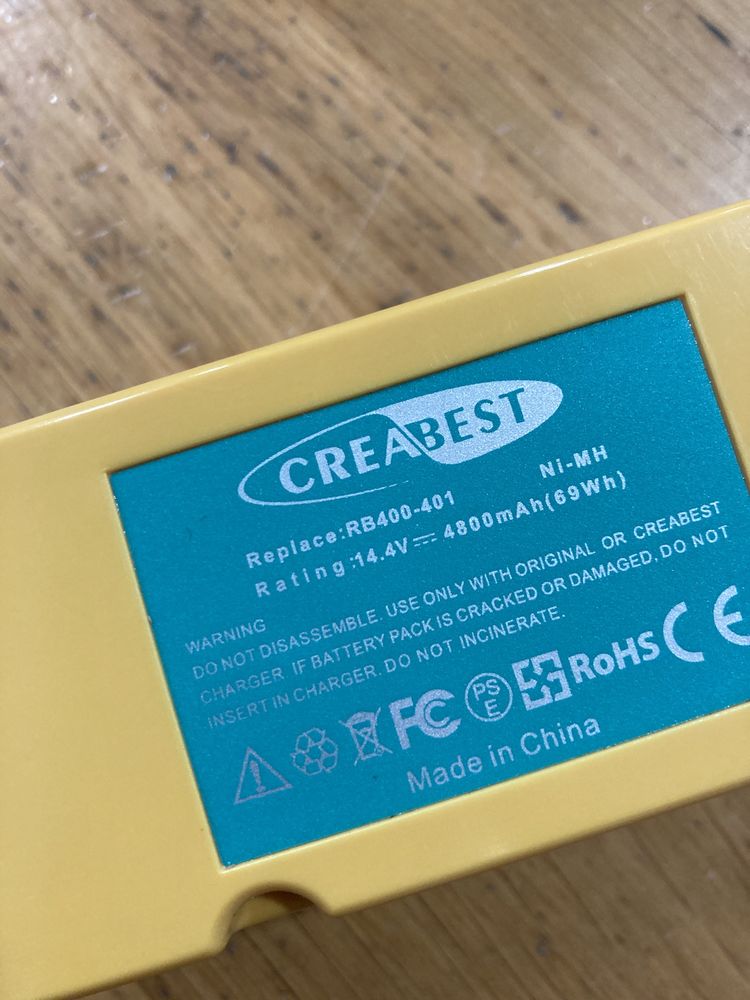 Bateria Creabest iRobot Roomba 14.4V 4800mAh - Novo