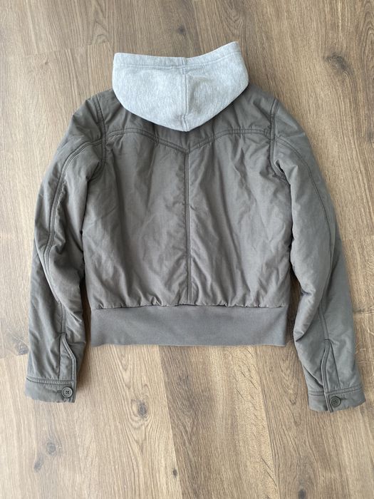 Стильна куртка бомпер з капюшоном Аdidas