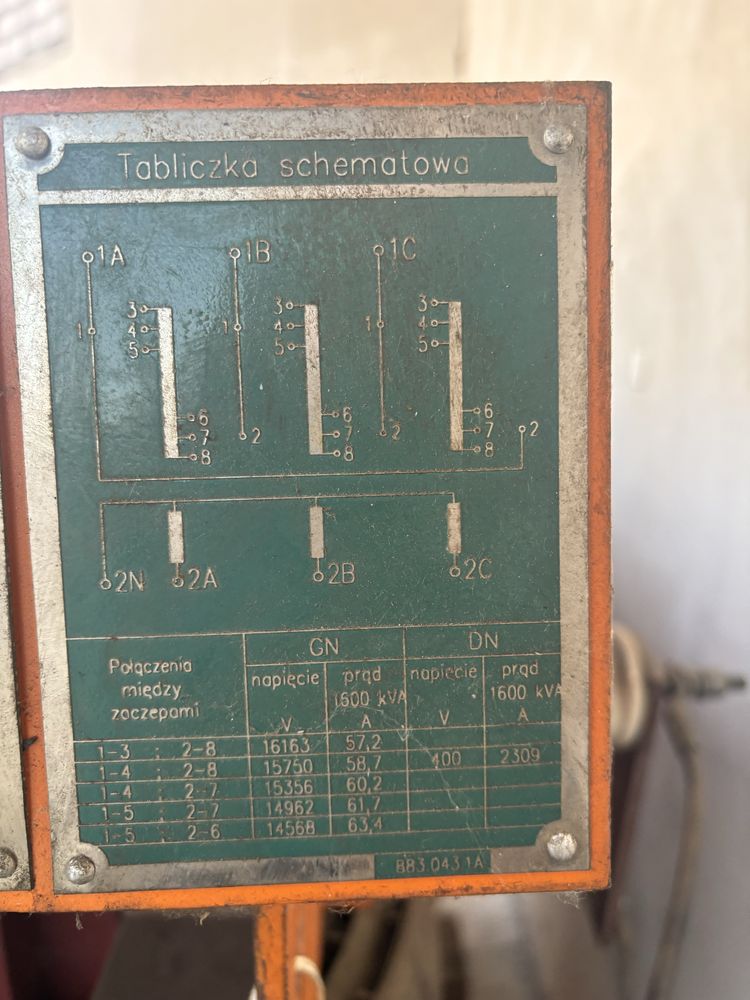 Transformator ABB Elta 1600kVA