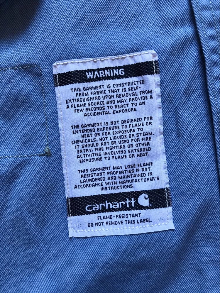 Сорочка Овершот Carhartt force fire resistant work shirt wip