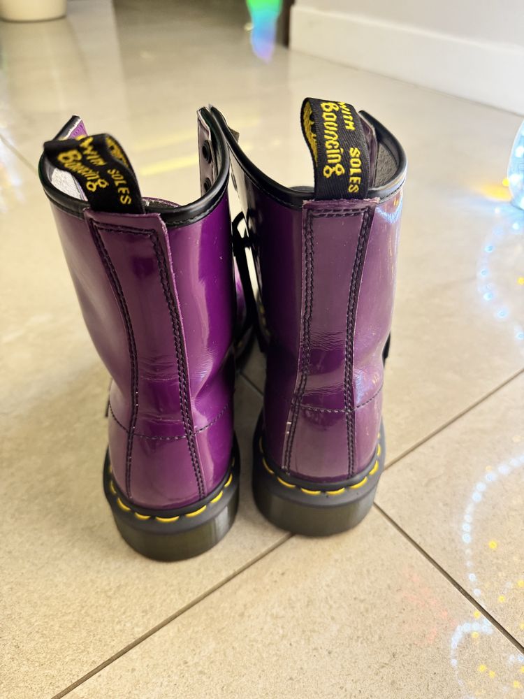 Dr. Martens 1460W Purple Violet Patent Lamper