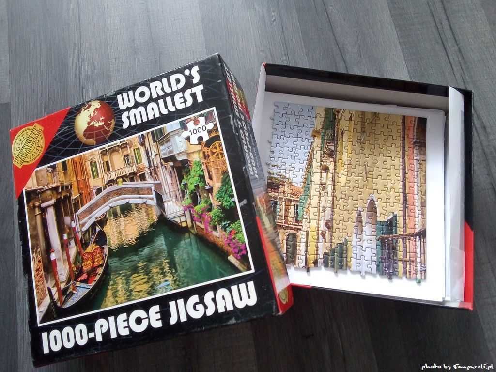 puzzle 1000 world's smallest CHEATWELL KOMPLETNE