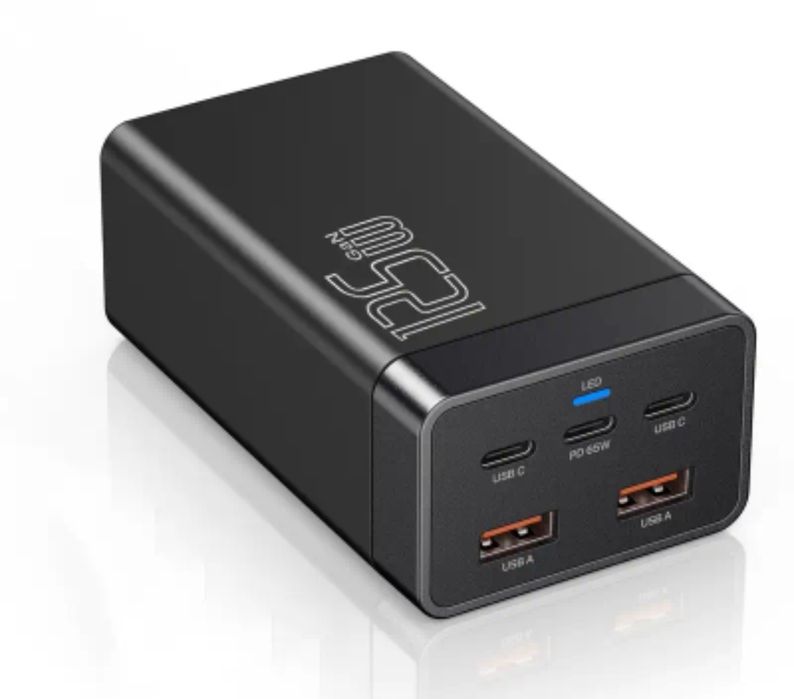 Мережева зарядна станція 125 w Gan Pd