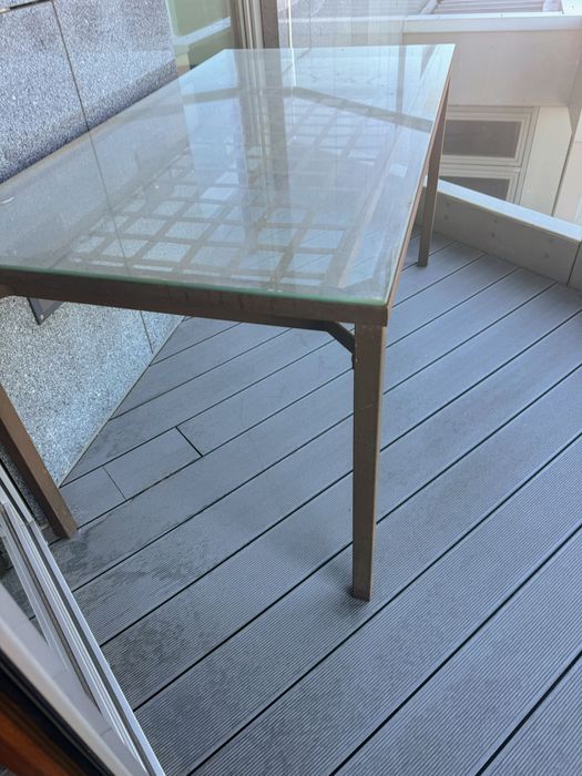Stół szklany 150x80