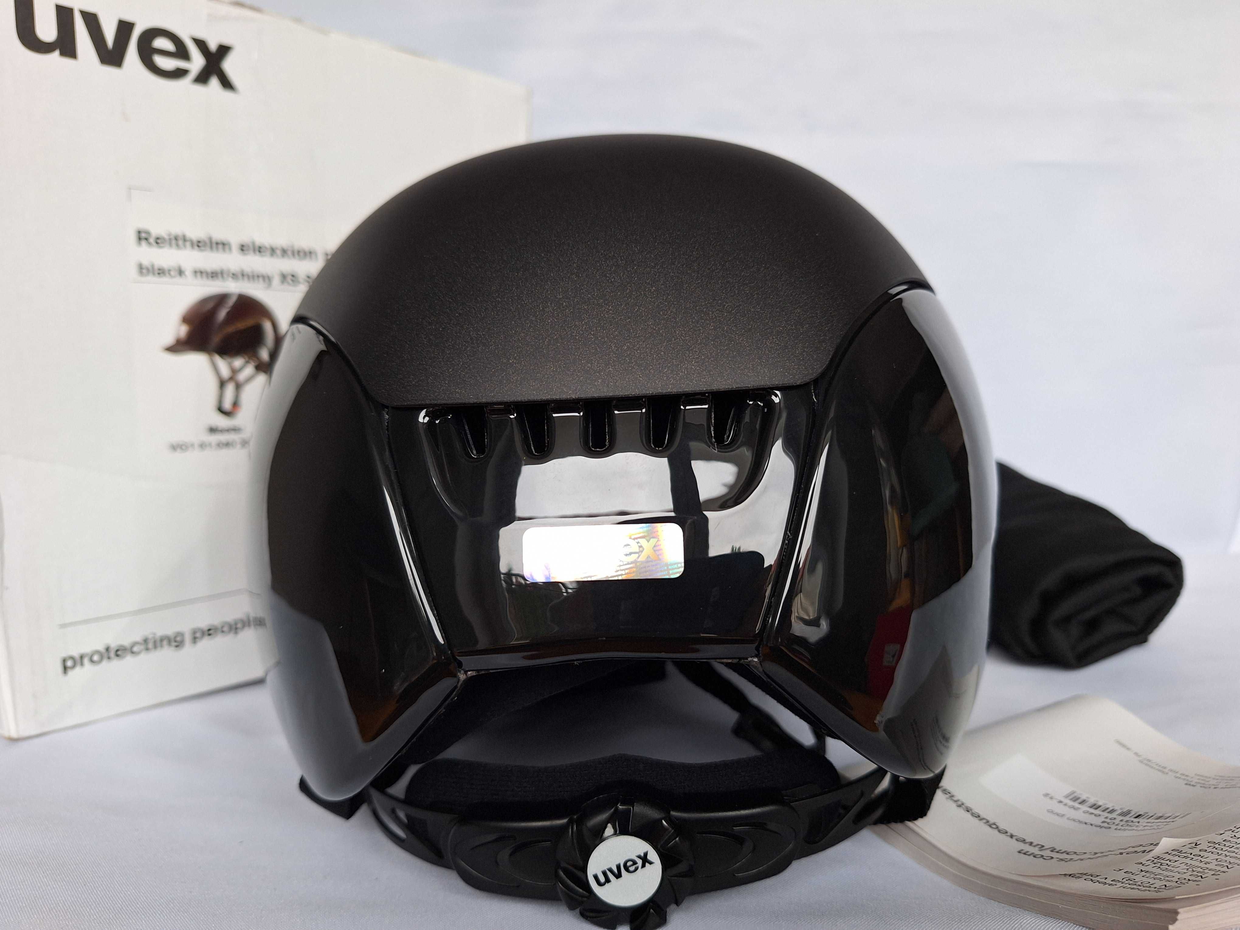 Kask jeździecki toczek Uvex Reithelm Elexxion Pro Black XS/S 54-55cm