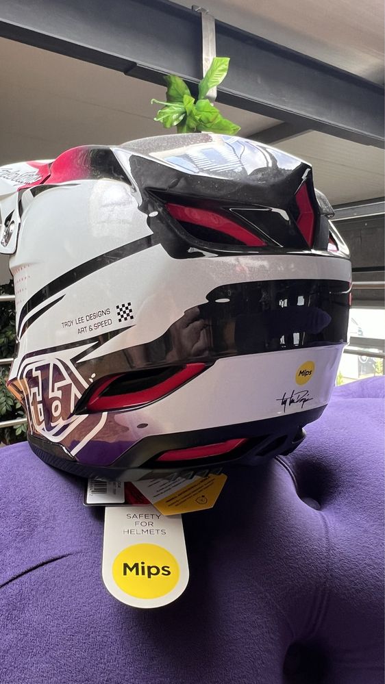 Nowy kask full face TLD troy lee designe D4 carbon kolor drip