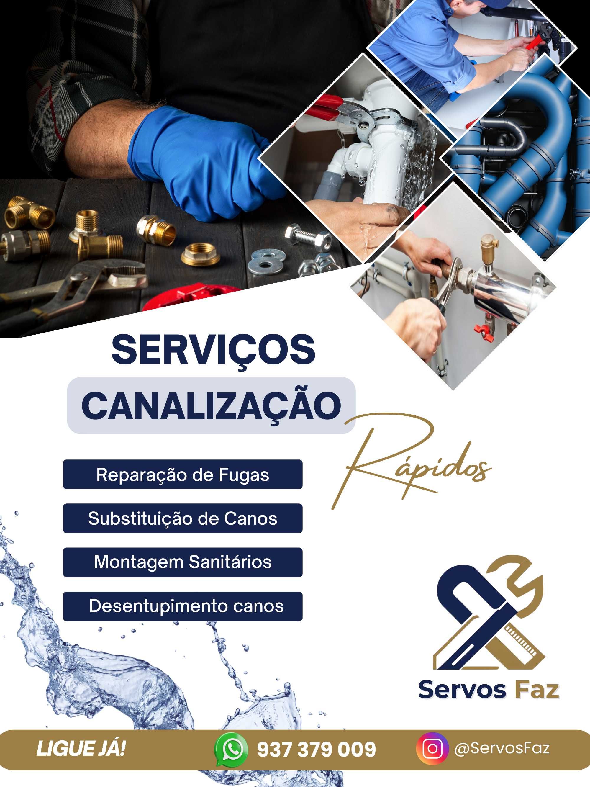 Serviços Rápidos de Eletricidade, Canalização, Pintura, Jardinagem