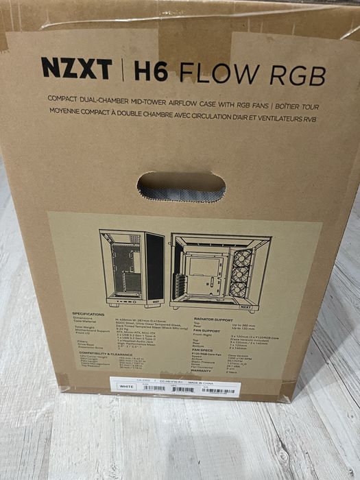 Obudowa NZXT H6 Flow RGB WHITE