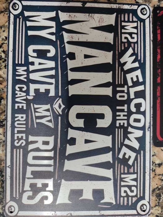 Placas metalicas decorativas