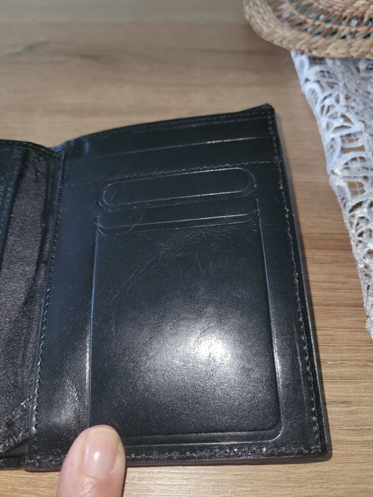 Męski portfel w kolorze brazowym