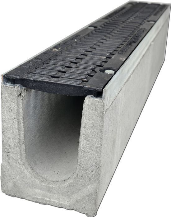 Kanał Odwodnienie  DN100 H210 D400 21x16cm korytko beton ruszt żeliwo