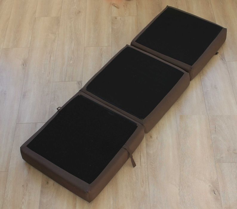 Pufa Siedzisko Taboret tapicerowany Łóżko Materac rozkładany, 200 x 65