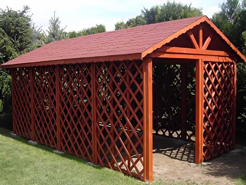 Drewutnia ZOSIA dach dwuspadowy 3x6 PRODUCENT