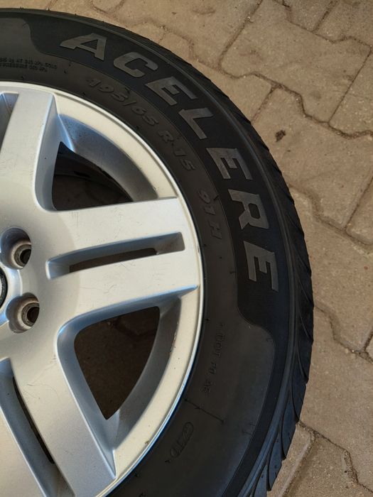 Koło zapasowe felga aluminiowa 5 X 100 VW 6 X 15 ET 38 otwór: 57.1