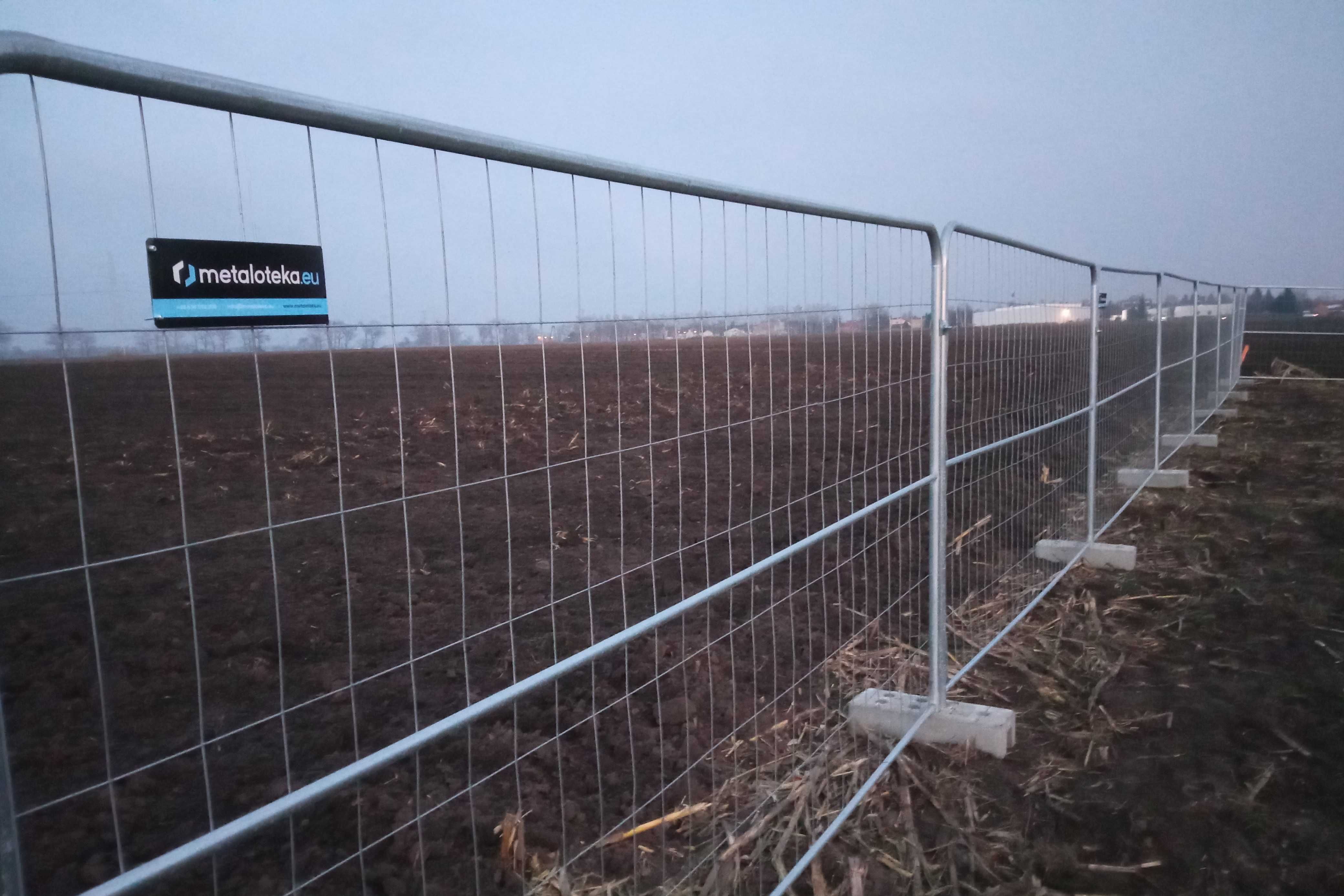 Ogrodzenia budowlane Tymczasowe przęsło Panel barierka Siatka leśna
