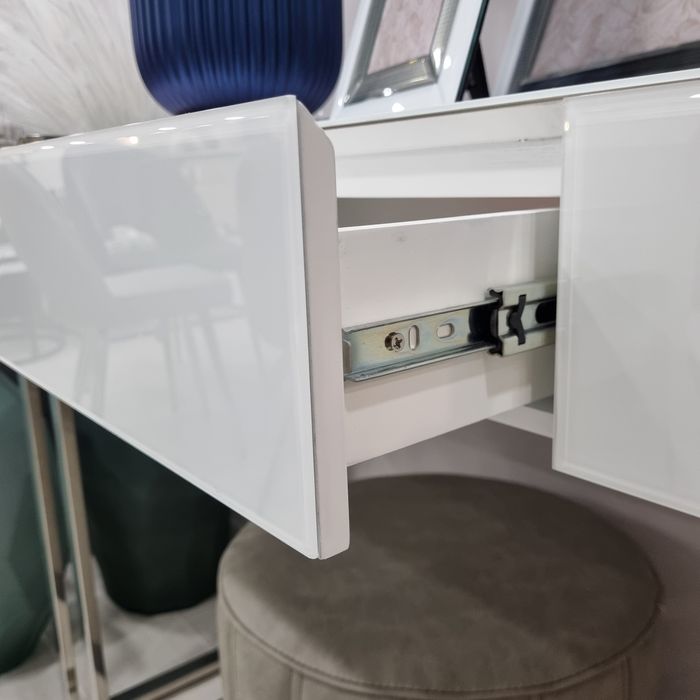 Consola lacada branca moderna 120x40x79cm By Arcoazul