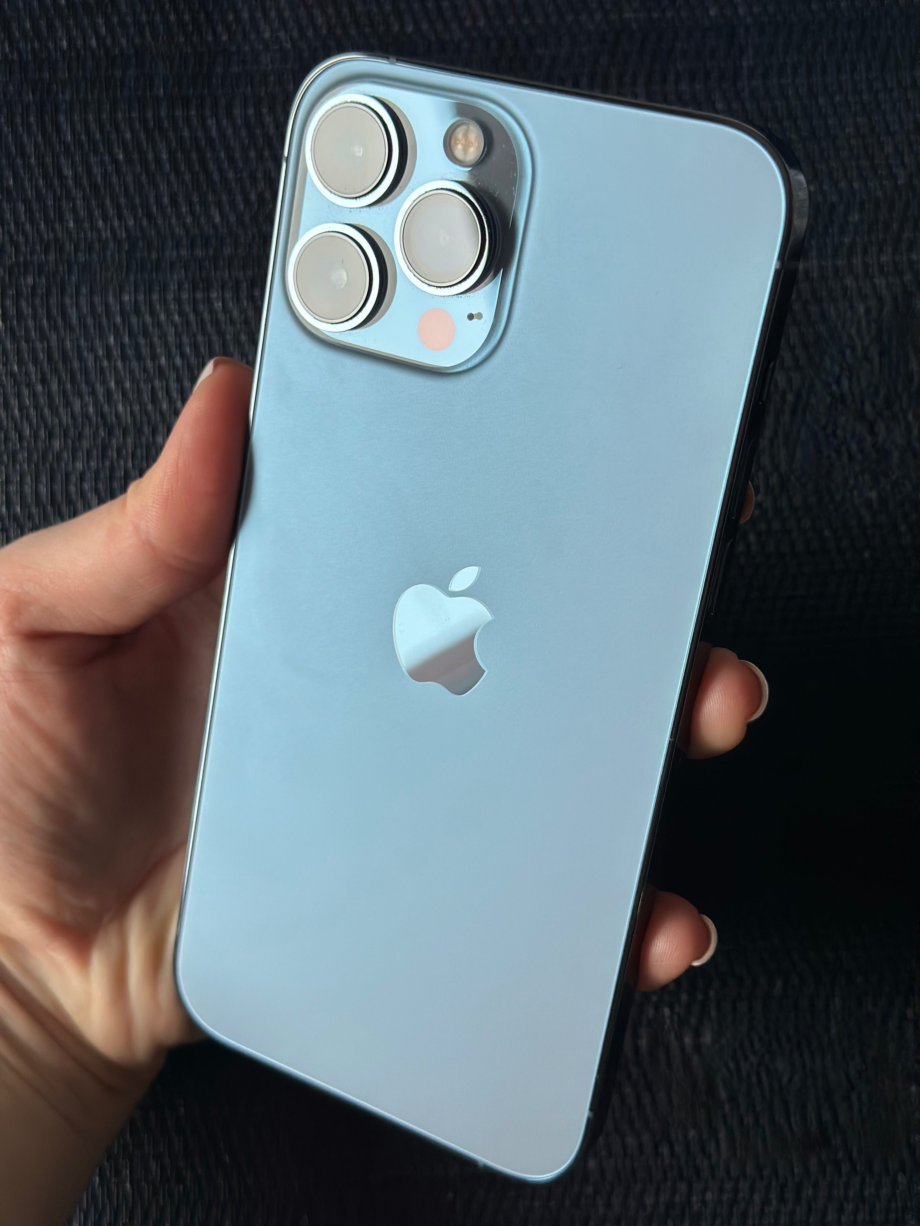 iPhone 13 Pro Max, Sierra Blue, 128 GB Jak nowy