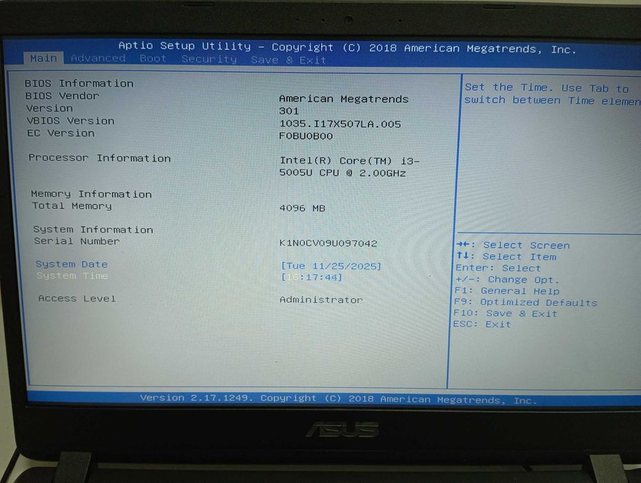 Ноутбук ASUS X507LA